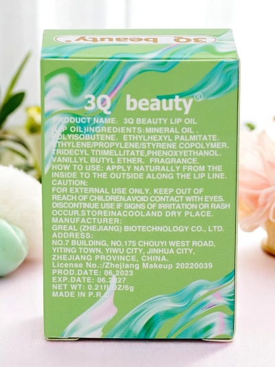 3Q Beauty Gloss à Lèvres Hydratant Intense à l’Aloe Vera