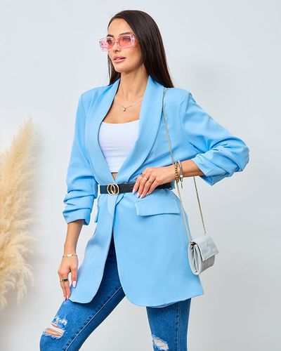 Royalfashion Blazer femme avec ceinture