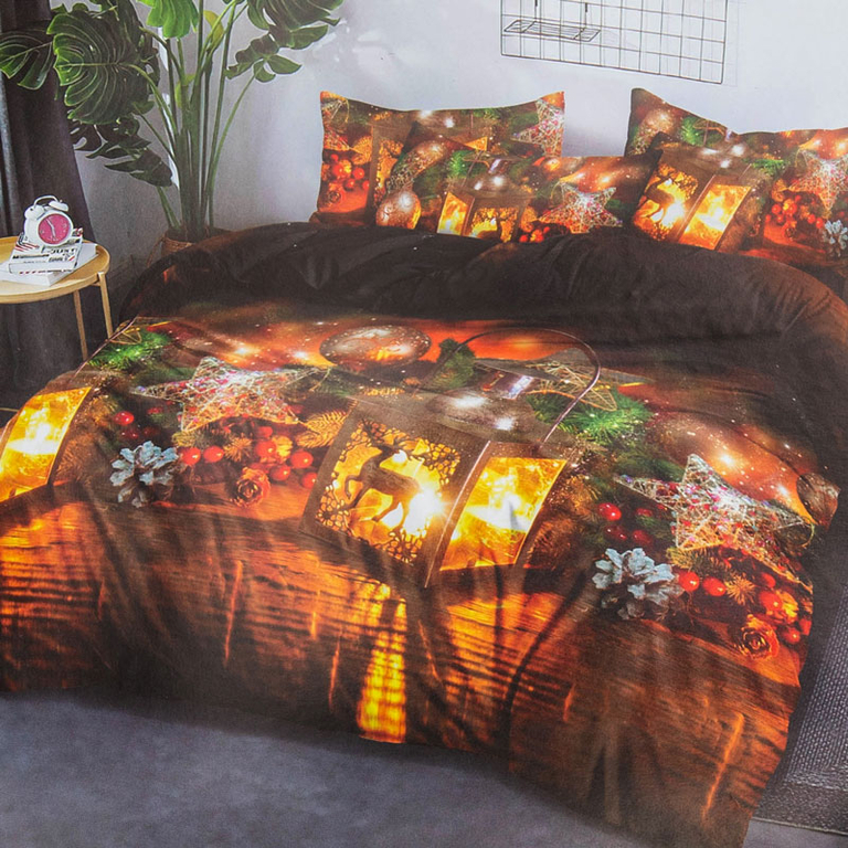 Literie de Noël 200x220 un ensemble de 3 pièces - Draps de lit