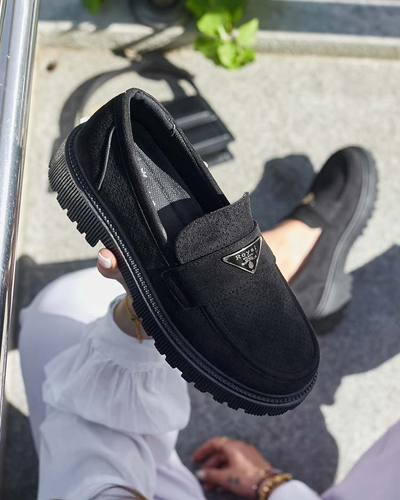 Élégantes Chaussures pour Femmes Nera en Cuir Écologique