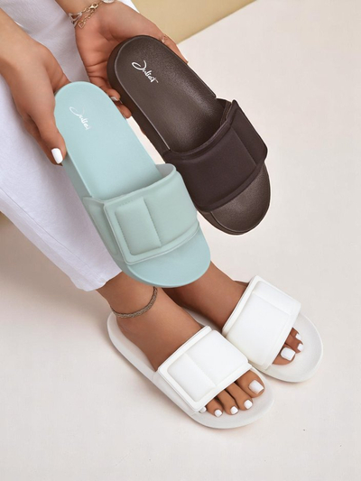 Royalfashion Sandales plates pour femmes FlexiWalk