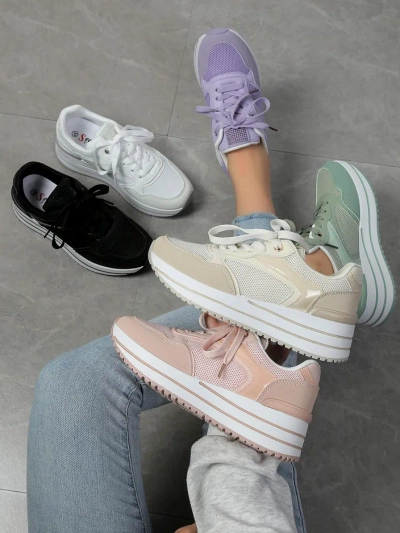 Royalfashion Baskets plateforme sportives pour femmes Revided