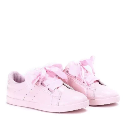 OUTLET Baskets enfants roses Fiona - Chaussures
