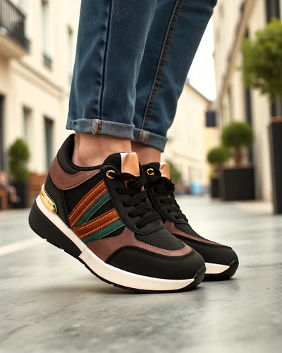 Royalfashion Baskets pour femmes avec wedge caché Venixxe