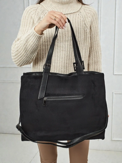 Sac à main shopper pour femmes en éco-daim Daverna