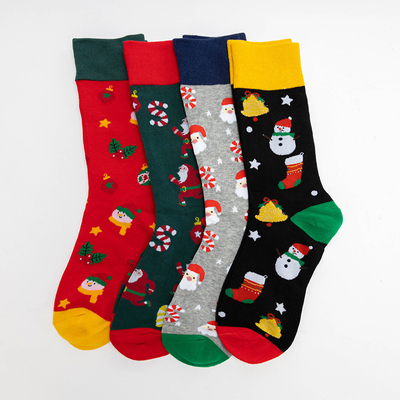 Chaussettes de Noël en boite de 4/paquet - Sous-vêtements