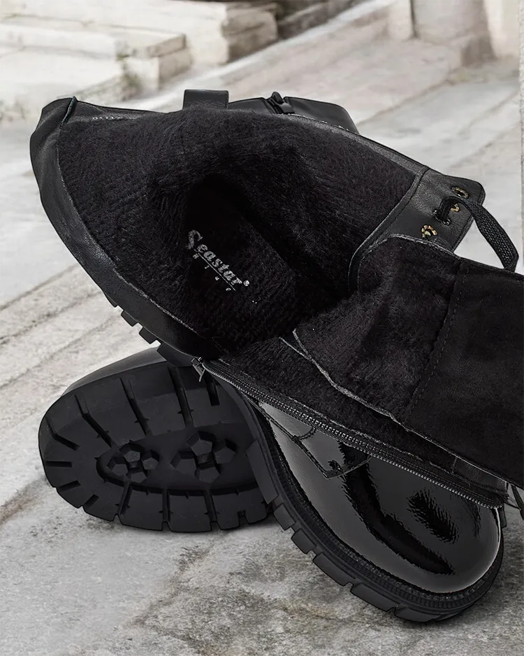 Royalfashion Bottes à lacets Operre pour femme