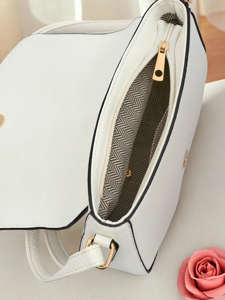 Royalfashion Petit sac à main pour femme en cuir écologique Moderno Viva