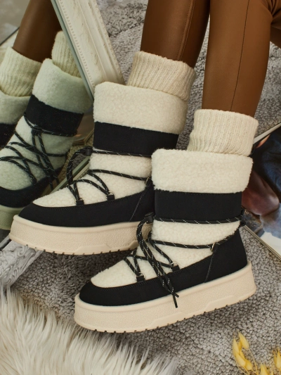 Bottes imitation bottes de neige pour femmes Quill Haven