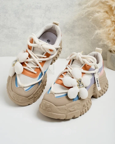 Royalfashion Baskets à plateforme pour femmes Bereya