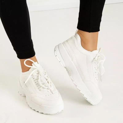 OUTLET Chaussures de sport blanches pour femmes The Moment - Chaussures