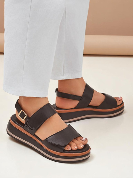 Sandales Royalfashion pour femmes avec une semelle Tulipe plus épaisse