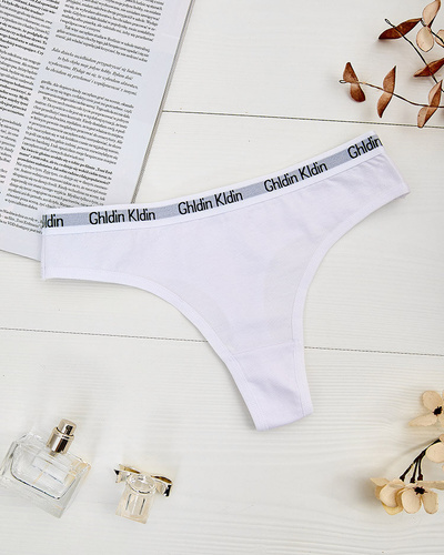 Royalfashion Culotte string femme avec inscriptions