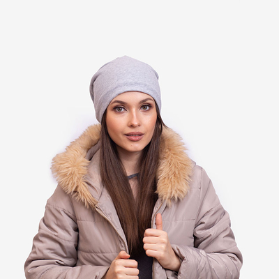 Bonnet isotherme femme bleu marine à étoiles - Accessoires