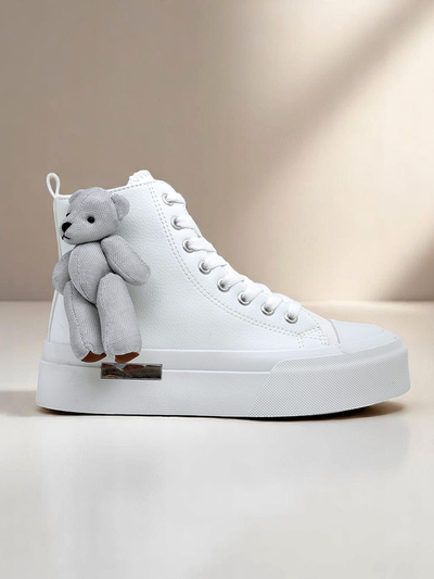 Royalfashion Baskets montantes femme avec ourson Tedi