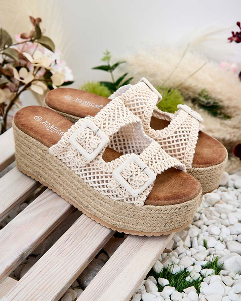 Royalfashion Tongs à plateforme Olcana pour femme