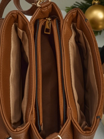 Petit sac à main pour femmes en cuir écologique Aurella