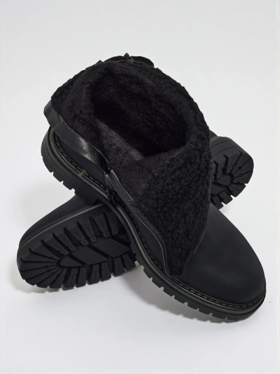 Bottines hautes pour femmes en éco-daim Liora