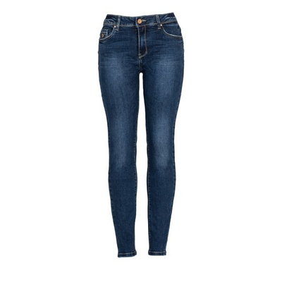 Jean taille haute bleu foncé - Pantalon 1