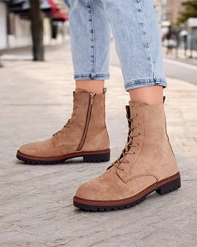 Bottes à lacets pour femmes Royalfashion Gosop