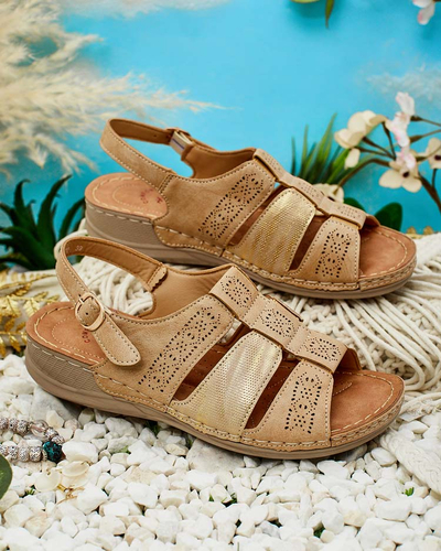 Royalfashion Sandales pour femmes avec dessus Limmin