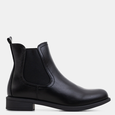 Bottines Chelsea classiques noires - Chaussures