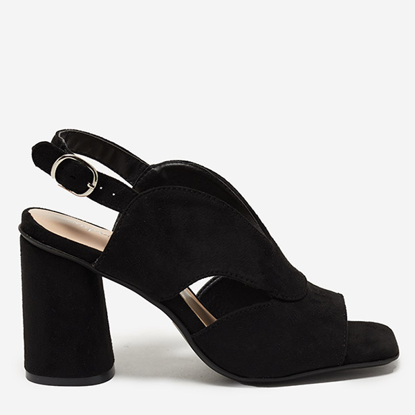 OUTLET Sandales noires pour femmes sur tige Biserka - Footwear