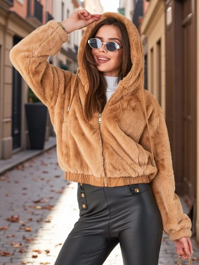 Veste en fausse fourrure pour femme de Royalfashion