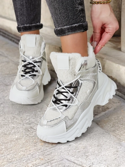 Chaussures de sport pour femmes Royalfashion avec doublure chaude Pieco