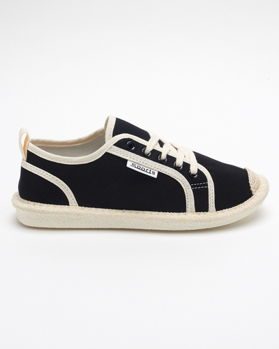 Baskets pour femmes tissées Mokida noires - Chaussures