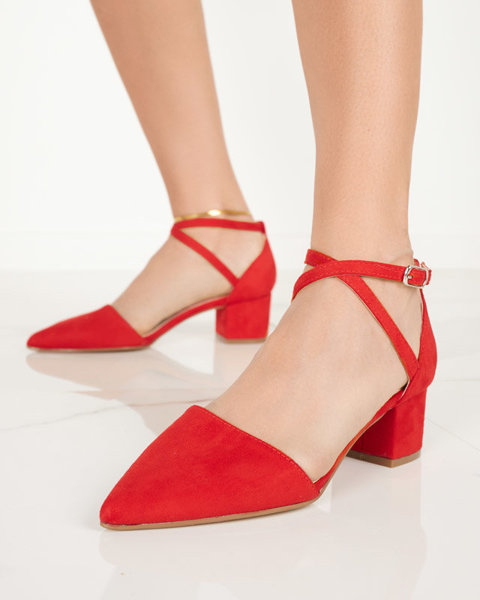 OUTLET Sandales à tige rouges pour femmes Crisco - Footwear