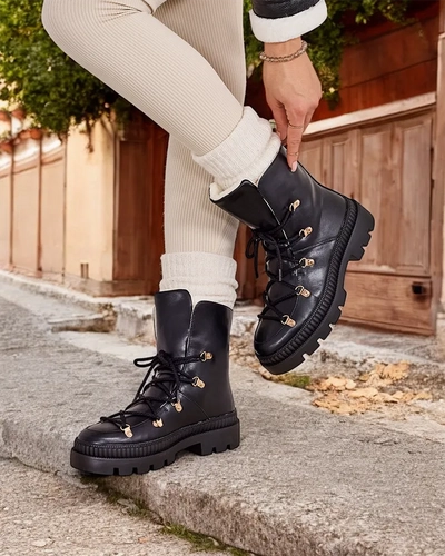 Bottes de neige à lacets pour femmes Royalfashion Lorii