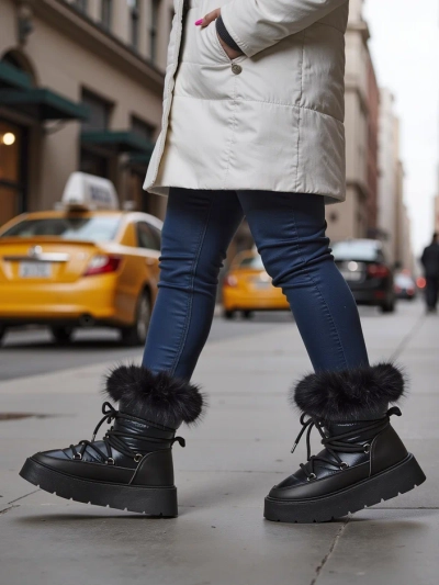 Royalfashion Bottes de neige pour femmes Melioz