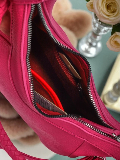 Royalfashion Petit sac à main pour femme en cuir écologique avec sangle décorative Lacquea