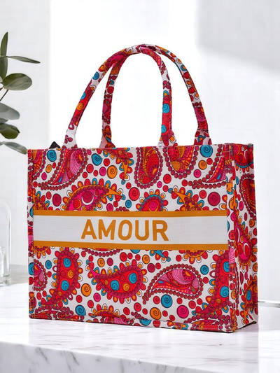 Royalfashion Sac en tissu Amour Vibes