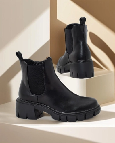 Royalfashion Bottes à talon aiguille Velly pour femme