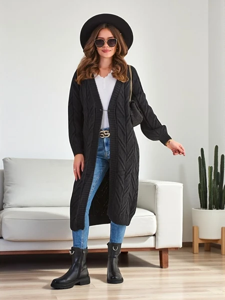 Poncho tricoté pour femmes de la marque Royalfashion