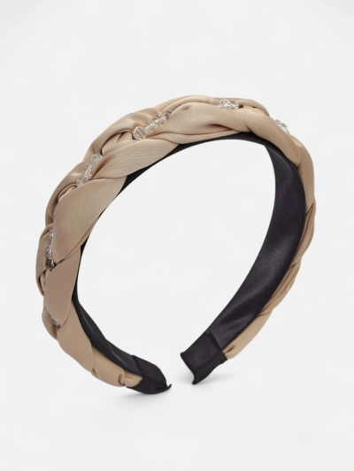 Royalfashion Serre-tête avec tresse et perles