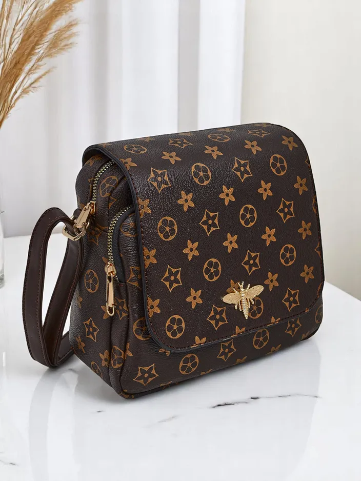 Royalfashion Square sac à main imprimé en similicuir écologique