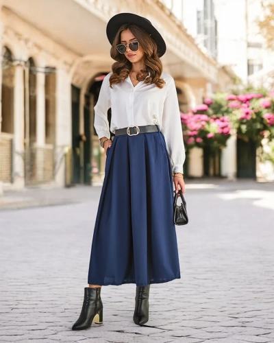 Jupe midi pour femme Royalfashion