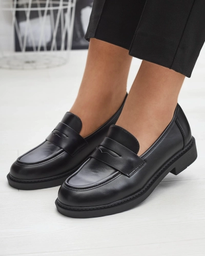 Mocassins pour femme en noir Selenna- Footwear