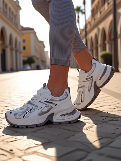 Royalfashion Baskets de Sport pour Femmes Resterri