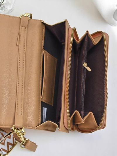 Royalfashion Portefeuille-sac multifonction matelassé à bandoulière Multi Culti