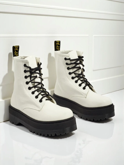 Bottines worker pour femmes avec gaufrage Arvessa
