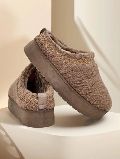 Royalfashion Bottes courtes d'hiver pour femmes Sesele