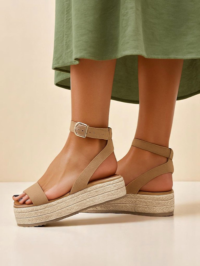 Royalfashion Sandales à plateforme pour femmes Finna