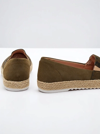 Espadrilles vertes pour femmes en camouflage Nuhente - Footwear