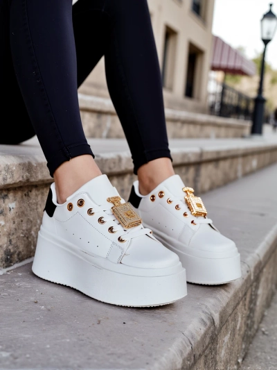 Royalfashion Baskets sportives plateforme pour femmes Oviger