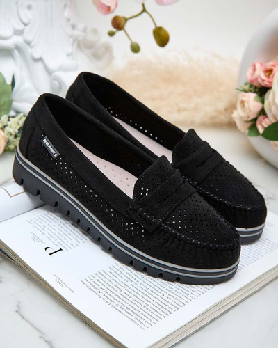 Royalfashion Mocassins ajourés pour femme Leteller