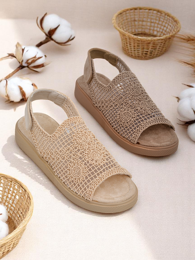 Sandales ajourées Levay pour femmes Royalfashion avec tige
